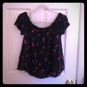 Cherry shoulder shirt